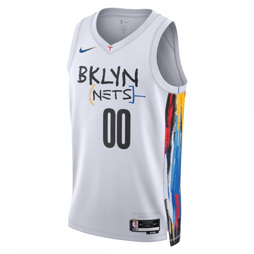 Brooklyn Nets Unisex 2022/23 Swingman Custom Jersey - City Edition - White-Pro Kit Vault | Brand New 26/27 Sports Jerseys